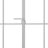 Garden Fence with Stakes 12 pcs 115 x 50 cm Mesh Silver 42042974