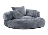 COOLMORE Lazy Sofa Durable Comfort Lounger High Back Bean Bag Chair Couch With Three Pillows for W2678P312245