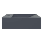 Wash Basin 60x38x11 cm Mineral Cast/Marble Cast Anthracite 155985