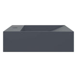 Wash Basin 60x38x11 cm Mineral Cast/Marble Cast Anthracite 155985