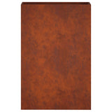 Garden Planter Rusty 50 x 20 x 75 cm Weathering Steel 8005468