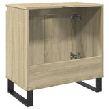 ZNTS Bathroom Cabinet Sonoma Oak 58x33x60 cm Engineered Wood 849675