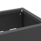 Umbrella Stand Black 28 x 12 x 41 cm Steel 868524