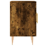 TV Cabinet Smoked Oak 150x30x50 cm Engineered Wood 829089