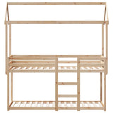 Bunk Bed without Mattress 90x200 cm Solid Wood Pine 3282116