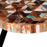 Three Piece Coffee Table Set Solid Reclaimed Wood 244229