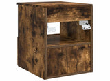 Bathroom Cabinet Smoked Oak 30 x 44.5 x 50 cm Engineered Wood 890507