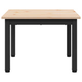 Coffee Table Natural 50 x 50 x 36 cm Solid Pine Wood 892755