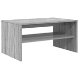 Coffee Table Grey Sonoma 80 x 50 x 40 cm Engineered Wood 8000281