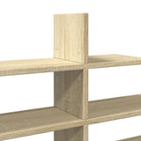 Wall Shelf Sonoma Oak 124.5x18x60.5 cm Engineered Wood 853265