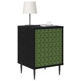 Bedside Cabinet GELEEN 2 pcs Black Oak 36 x 33 x 51 cm 8007234