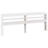 Bed Frame with Headboard without Mattress White 180x200 cm Super King 3306769
