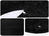 Cushion with Pillow HEERLEN 6 pcs Black PV Fleece 929542