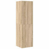 4 Piece TV Cabinet Set Sonoma Oak Engineered Wood 3114632