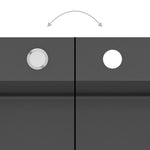 ZNTS Handmade Kitchen Sink Black Stainless Steel 51509
