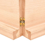 Table Top 180x60x cm Untreated Solid Wood Oak 3156331