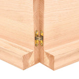 Table Top 180x60x cm Untreated Solid Wood Oak 3156331