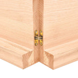 Table Top 180x40x cm Untreated Solid Wood Live Edge 363909