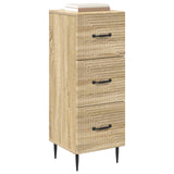 Drawer Cabinet Sonoma Oak 33 x 34.5 x 89.5 cm Engineered Wood 894847