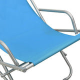 Rocking Chairs 2 pcs Steel Blue 310340