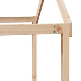 High Sleeper Bed without Mattress 90x200 cm Solid Wood Pine 3282132