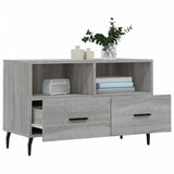 TV Cabinet Grey Sonoma 80x36x50 cm Engineered Wood 828994