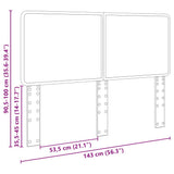 Headboard Grey Sonoma Engineered wood 887886