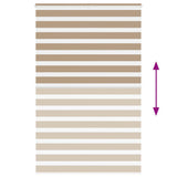 Zebra Blind Sand Brown 145x230 cm Fabric Width 140.9 cm Polyester 4014608