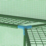 Greenhouse Green PE mesh fabric, powder-coated steel 227x223 cm 48166