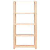 5-Tier Storage Racks 3 pcs 80x38x170 cm Solid Pinewood 250 kg 3051114
