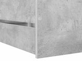 Bed Frame with Storage Concrete Grey 80 x 200 cm 3429514