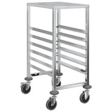 Tray Trolley with 6 GN Containers 39x55x87 cm Stainless Steel 4108073