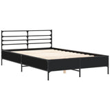 Bed Frame without Mattress Black 120x190 cm Small Double 3280067