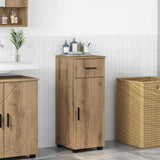 Bathroom Cabinet with Drawer Artisan Oak 30 x 35 x 80 cm 883333