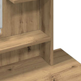 Dressing Table with LED Artisan Oak 86,5x35x136 cm 857024