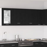 Hanging Cabinet with Shelf Lyon 2 pcs Black Oak 50 x 31 x 60 cm 863145