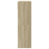 Shoe Cabinet with 2 Flip-Drawers Sonoma Oak 80x34x116 cm 3214408