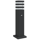 ZNTS Outdoor Floor Lamp with Sensor Black 50 cm Aluminium 4006399