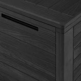 Garden Storage Box Anthracite 116x44x55 cm 49445