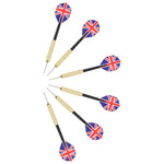 ZNTS Professional Dart Set with Dartboard Sisal Steel 91459