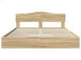 Storage Bed with Drawer Sonoma Oak 160 x 200 cm Engineered Wood 3413077