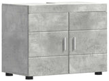 Bathroom Cabinet Set TULUM Concrete Grey 60 x 34 x 63 cm 880324