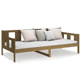 Day Bed without Mattress Honey Brown Solid Wood Pine 90x200 cm 820270