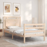 Bed Frame without Mattress 100x200 cm Solid Wood 3194041