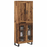 Highboard Old Wood 69.5 x 34 x 180 cm Engineered Wood 3403192
