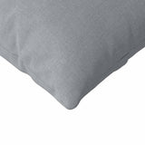 Sofa Pillows 2 pcs Light Grey 200 x 40 cm Fabric 42013868