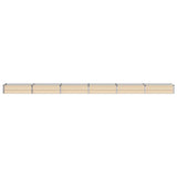 Raised Garden Bed Ivory 480 x 40 x 24 cm cold-rolled steel 8006370