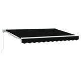 Manual Retractable Awning Black 3.5 x 2.5 m 3420242