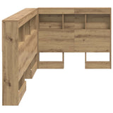 Storage Headboard Artisan Oak Engineered Wood 3335460