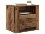 Bedside Cabinet Old Wood 35 x 50 x 60 cm Engineered Wood 881078